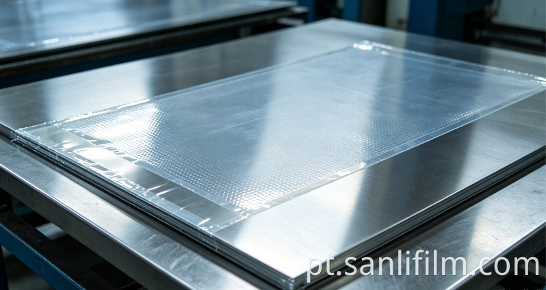 Stainless steel protective film
